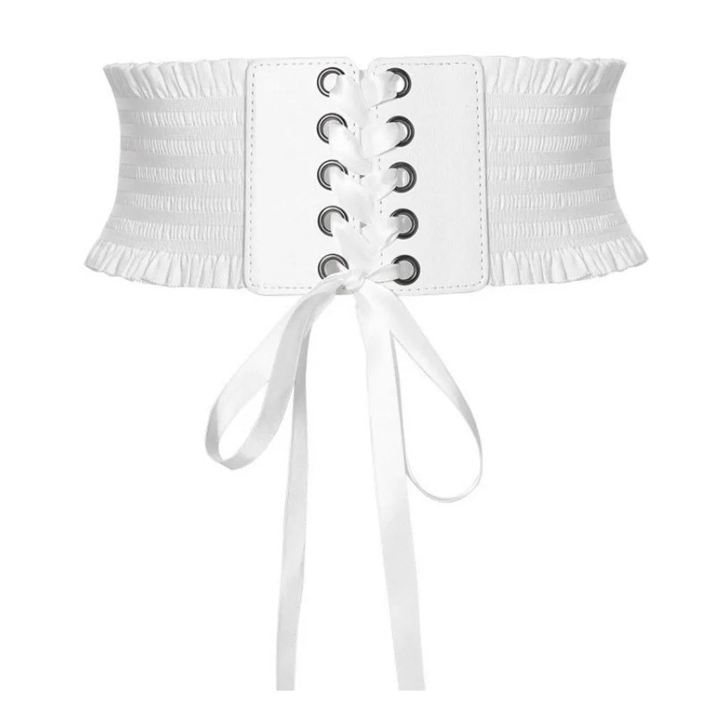 Ceinture Corset Large en Dentelle Femme