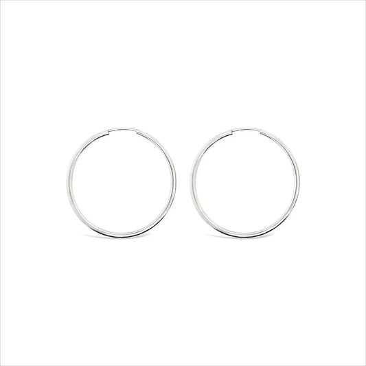 Boucles d'oreille créoles fines minimalistes pour femmes – bijoux dorés/argentés