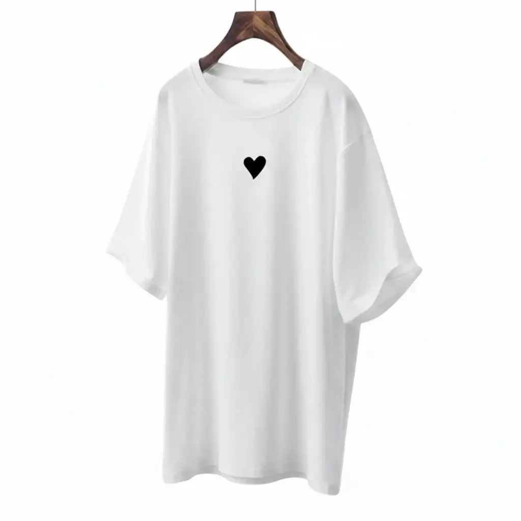 T-shirt Oversize Minimal – Basique Uni Femme
