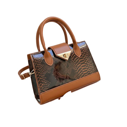 Sac à boucle de verrouillage élégant pour femme