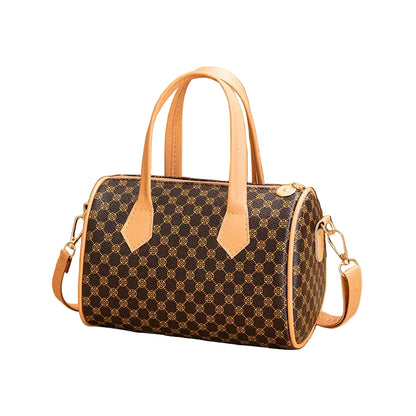 Sac à main vintage à imprimé contrasté pour femme