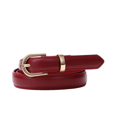 Ceinture colorée avec boucle lettre D pour femme