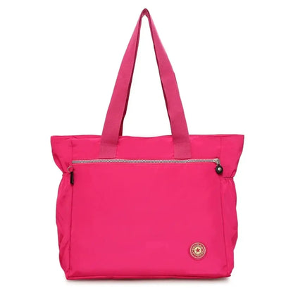 Grand Sac Cabas en Nylon Femme – Fourre-Tout Grande Capacité pour Shopping