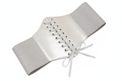 Ceinture corset doré pour femme