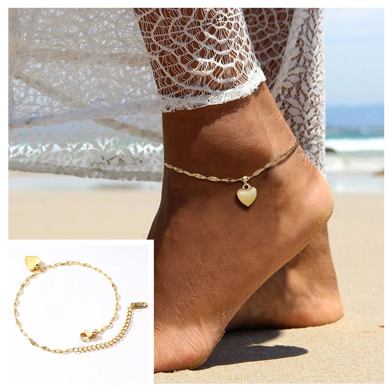 Chaîne de Cheville Serpent – Bracelet d’été ajustable