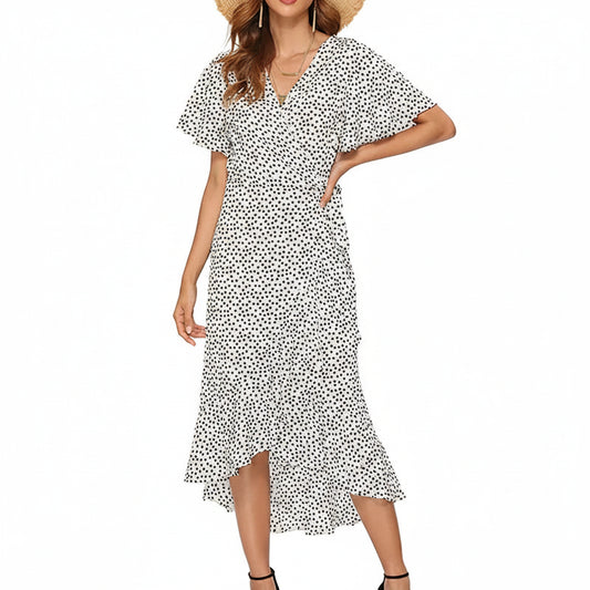 Robe Bohème Élégance – Longue Mousseline de Soie
