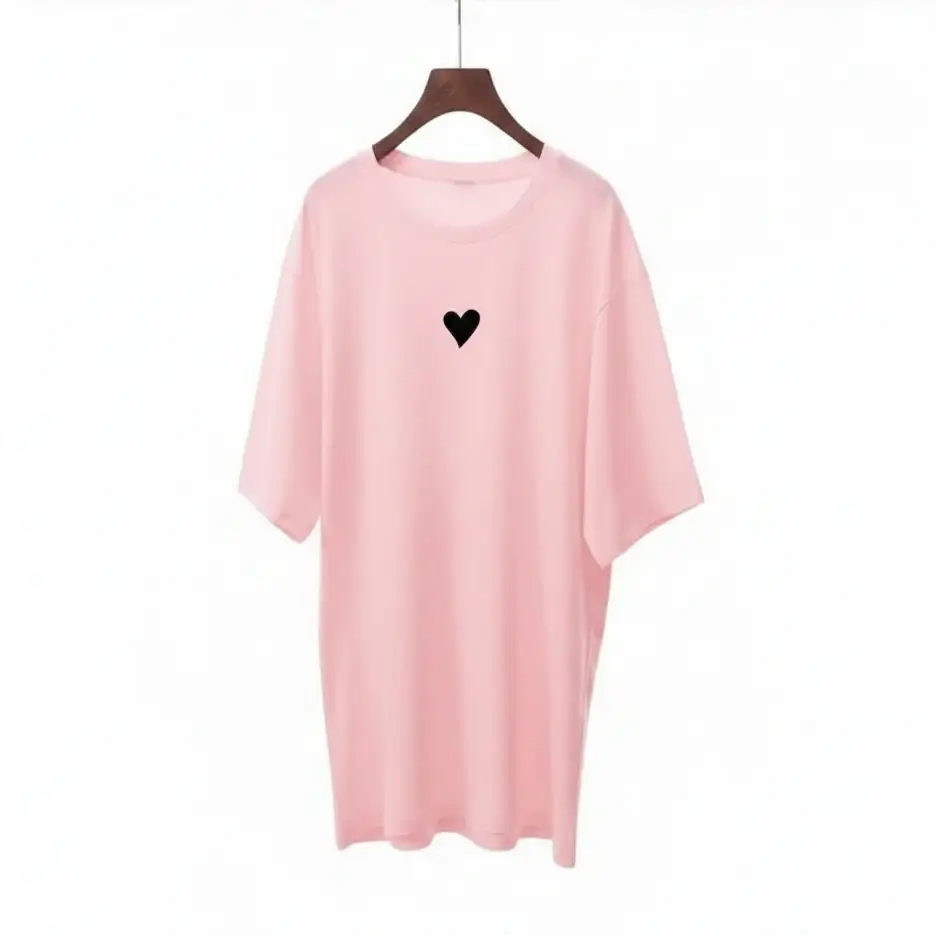 T-shirt Oversize Minimal – Basique Uni Femme