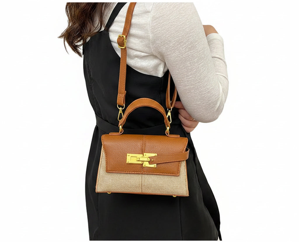 Élise – Sac bandoulière carré