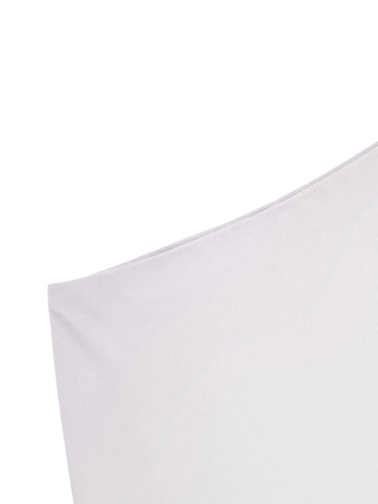 Mini-jupe moulante taille haute pour femme avec short intégré