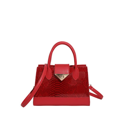 Sac à boucle de verrouillage élégant pour femme