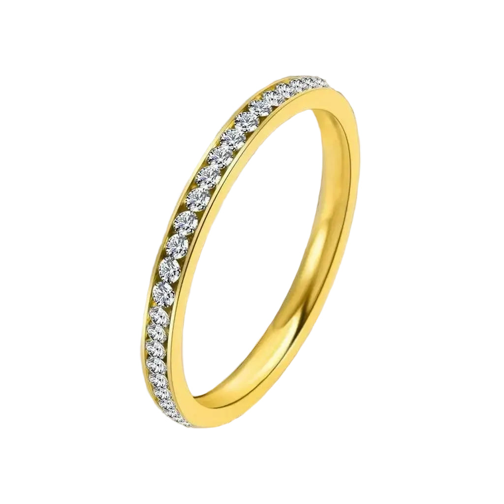 Bague Éclat de Zircon Micro-Pavé