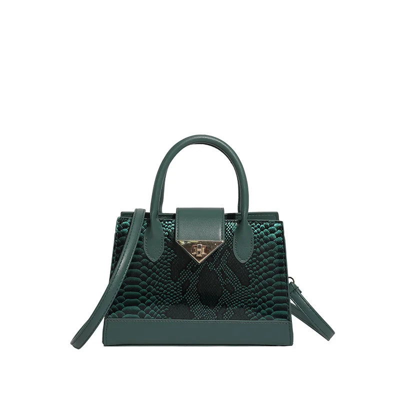 Sac à boucle de verrouillage élégant pour femme
