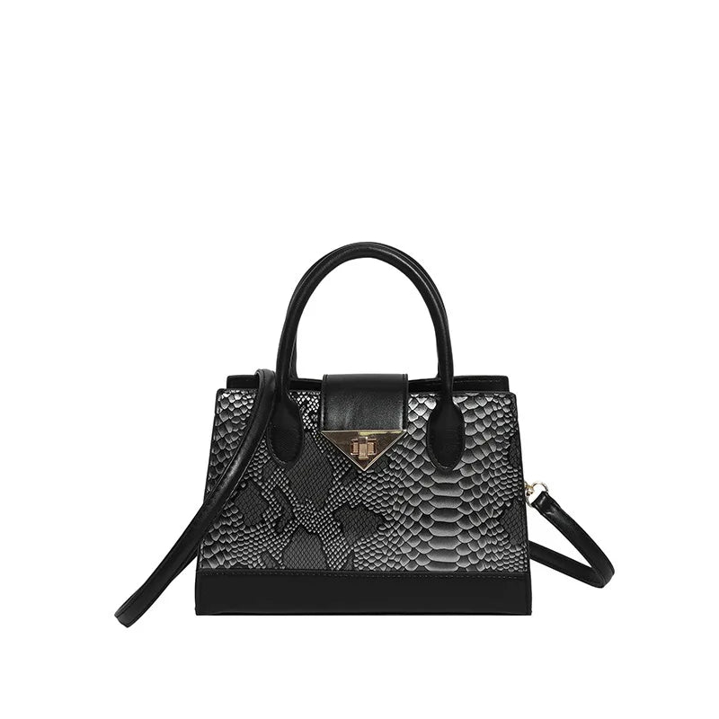 Sac à boucle de verrouillage élégant pour femme