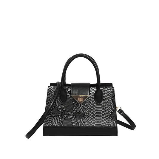 Sac à boucle de verrouillage élégant pour femme