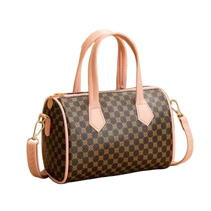 Sac à main vintage à imprimé contrasté pour femme
