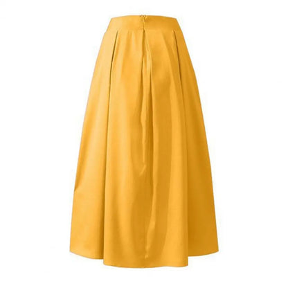 Jupe maxi élégante taille haute pour femme – Tissu respirant et coupe amincissante
