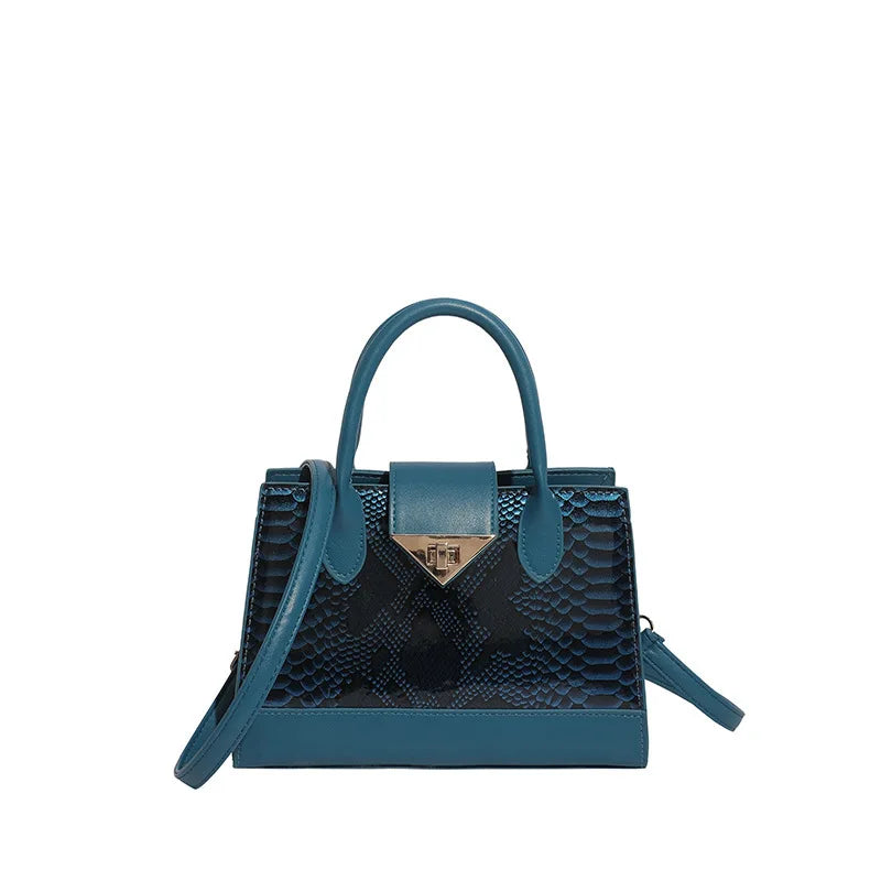Sac à boucle de verrouillage élégant pour femme