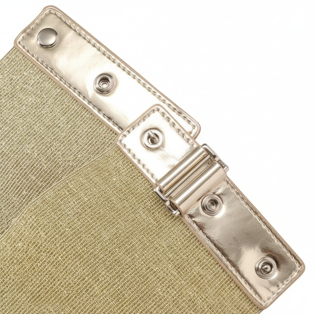 Ceinture corset doré pour femme