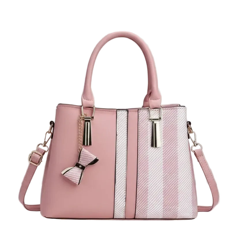 Léa – Sac à Main Grande Capacité Femme avec Nœud Papillon