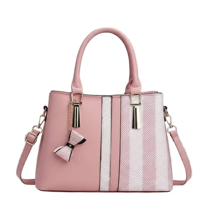 Léa – Sac à Main Grande Capacité Femme avec Nœud Papillon