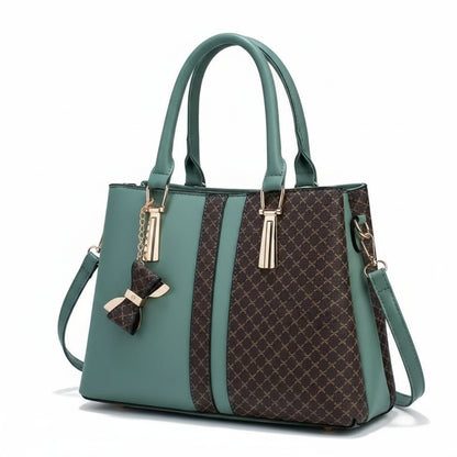 Léa – Sac à Main Grande Capacité Femme avec Nœud Papillon
