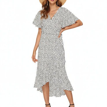 Robe Bohème Élégance – Longue Mousseline de Soie