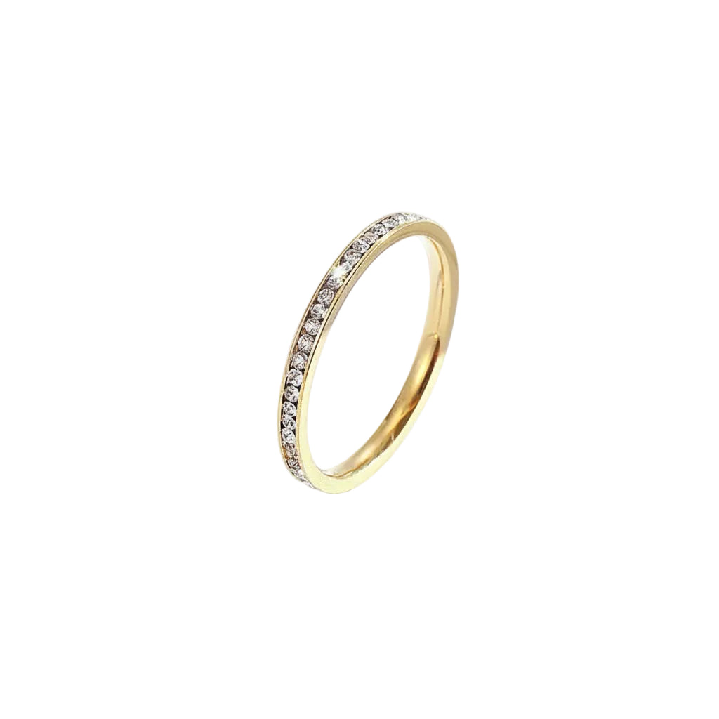 Bague Éclat de Zircon Micro-Pavé