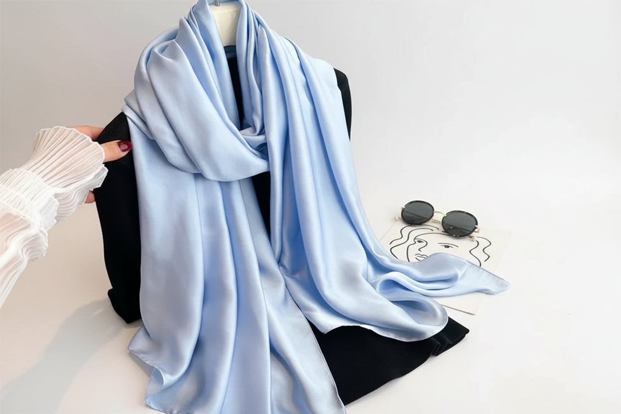 Écharpe Foulard 100% soie pour femme