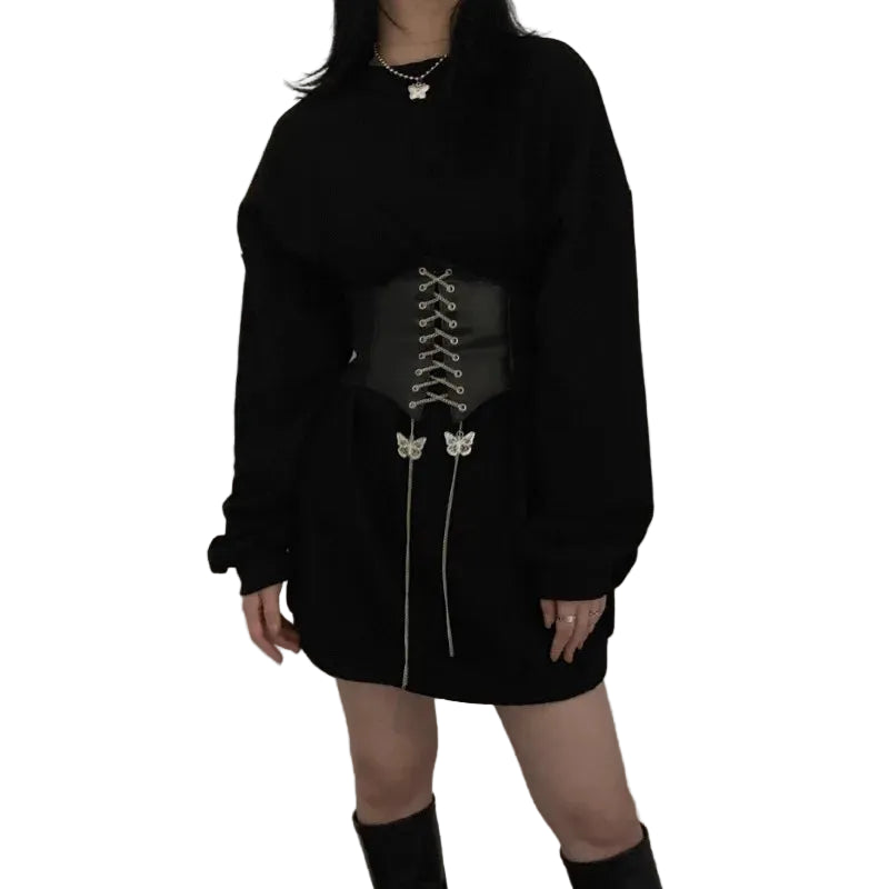 ceinture corset pirate à lacets