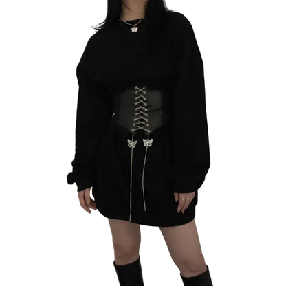 ceinture corset pirate à lacets