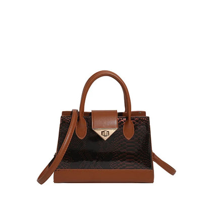 Sac à boucle de verrouillage élégant pour femme