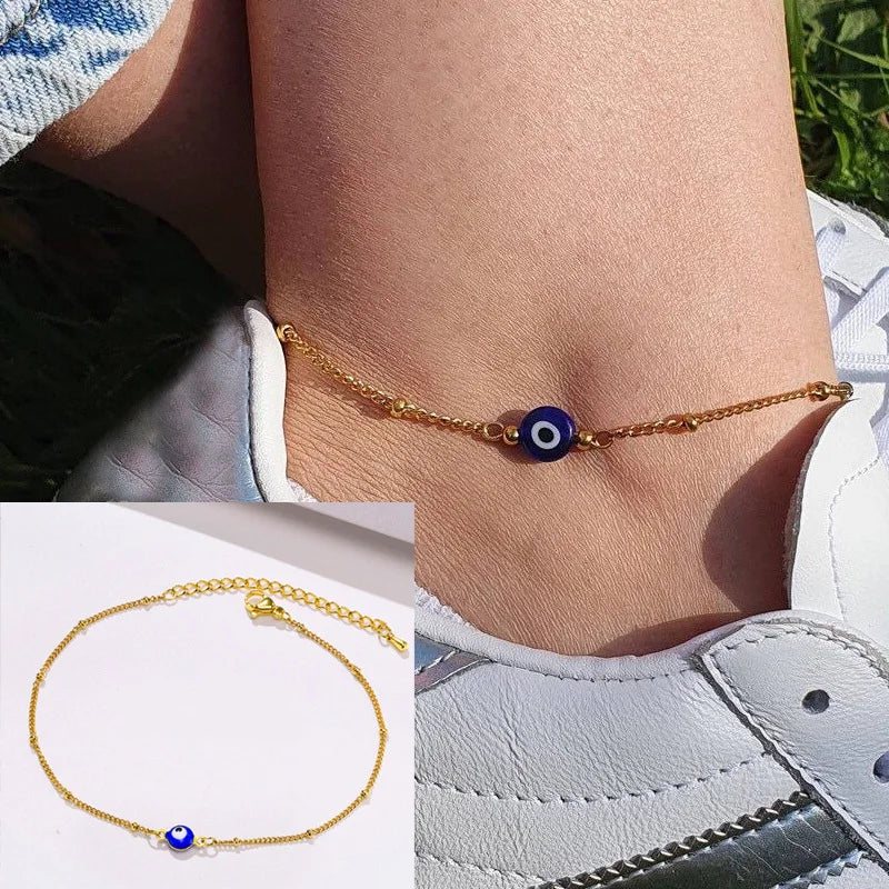 Chaîne de Cheville Serpent – Bracelet d’été ajustable
