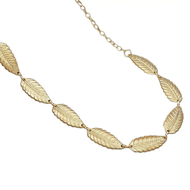 Ceinture Chaîne Feuille Élégance
