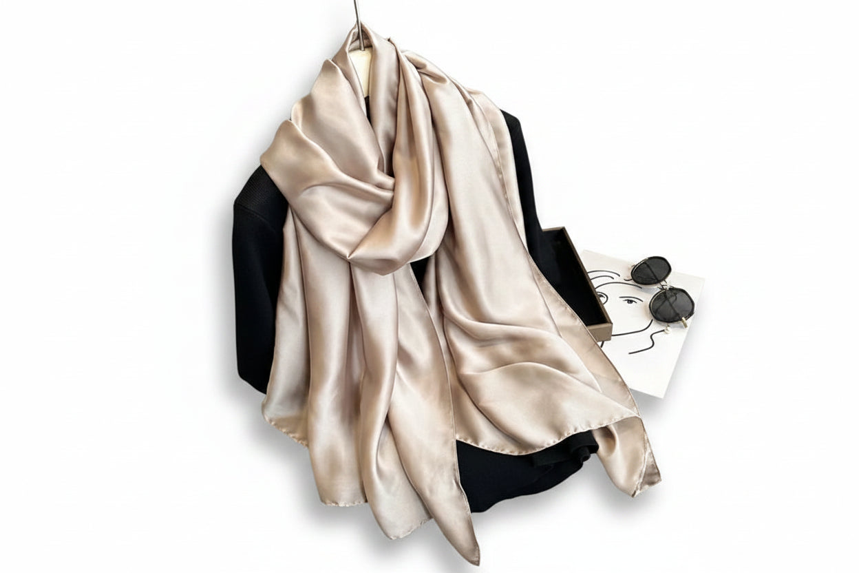 Écharpe Foulard 100% soie pour femme