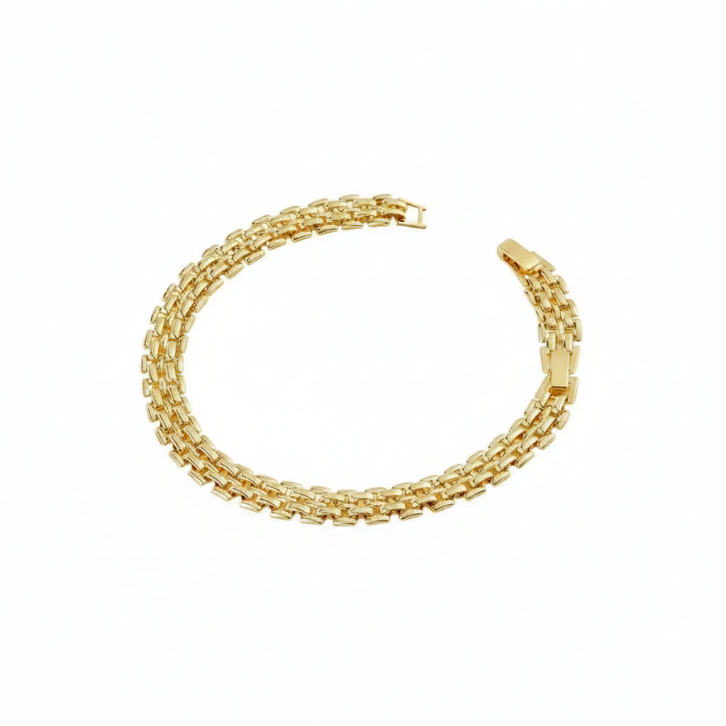 Chaîne de Cheville Dorée – Acier inoxydable plaqué or 18K