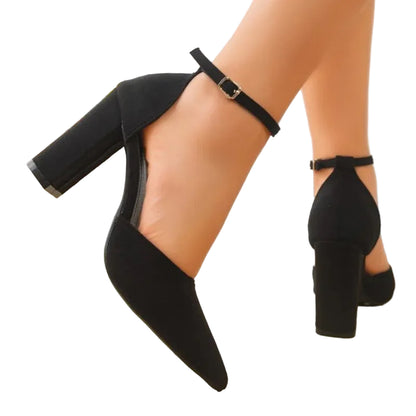 Escarpins à bout pointu style coréen pour femme – Élégants et tendance