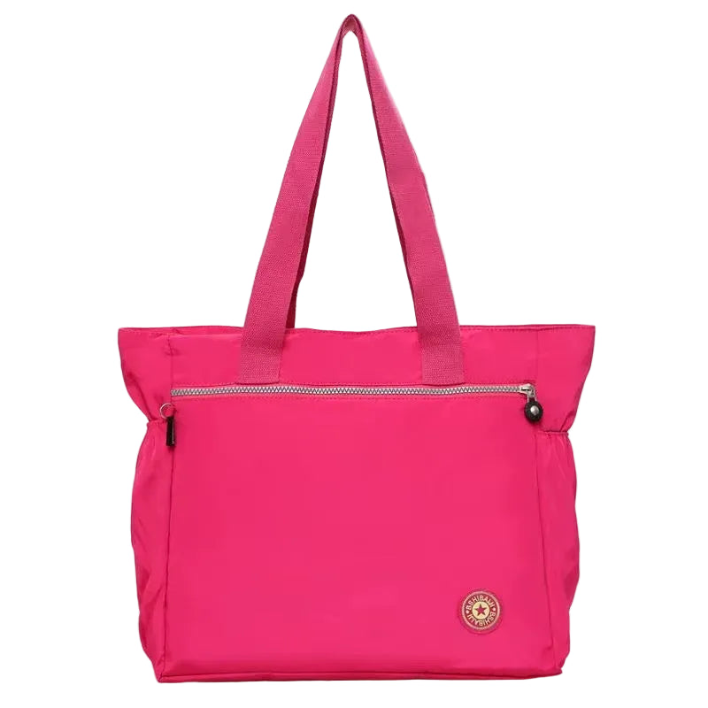 Grand Sac Cabas en Nylon Femme – Fourre-Tout Grande Capacité pour Shopping