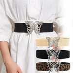 ceinture élastique pour femme ornée de fermoirs papillon - Vignette | Ceintelle